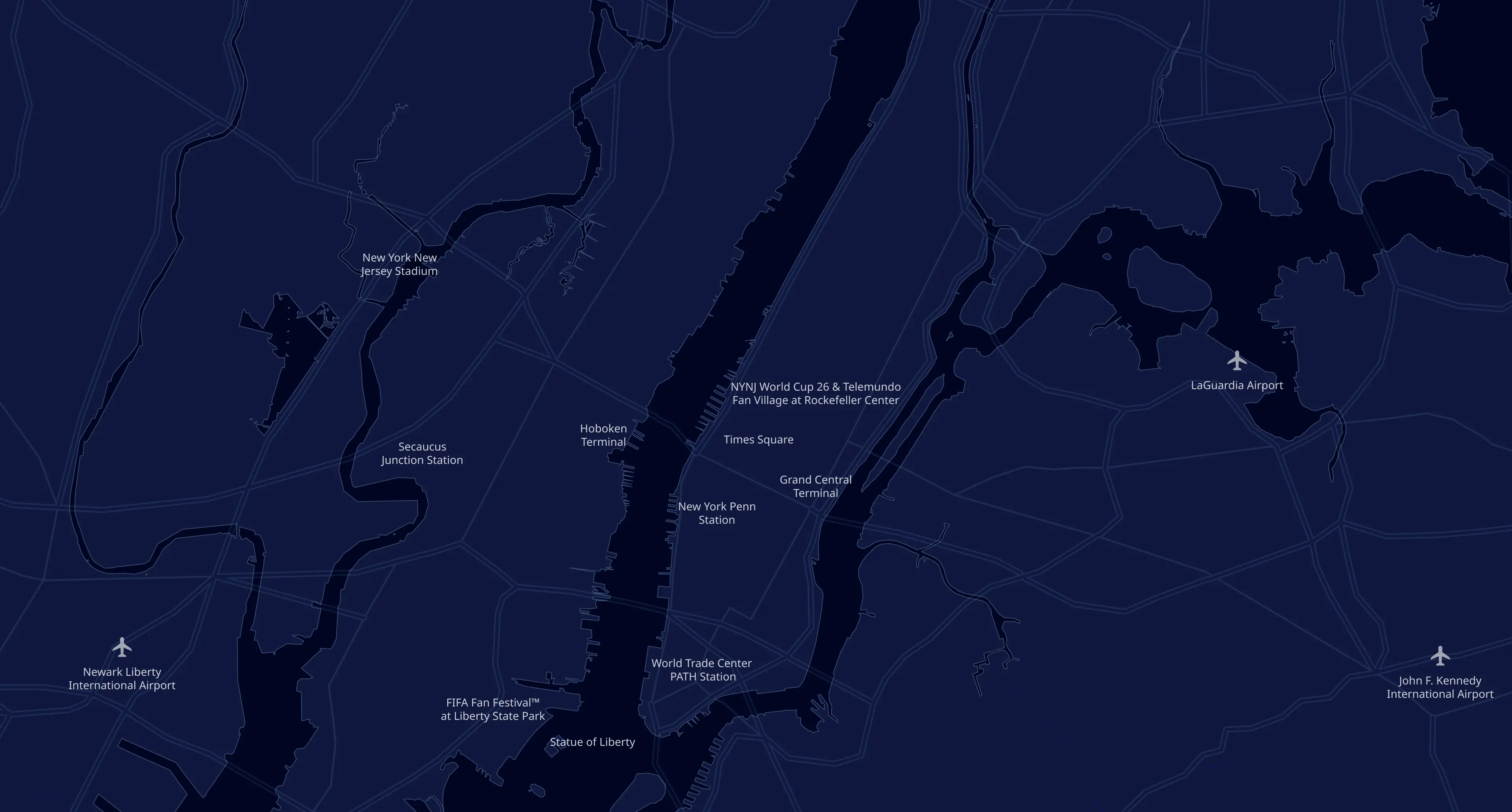 FIFA World Cup 2026™ NYNJ Map
